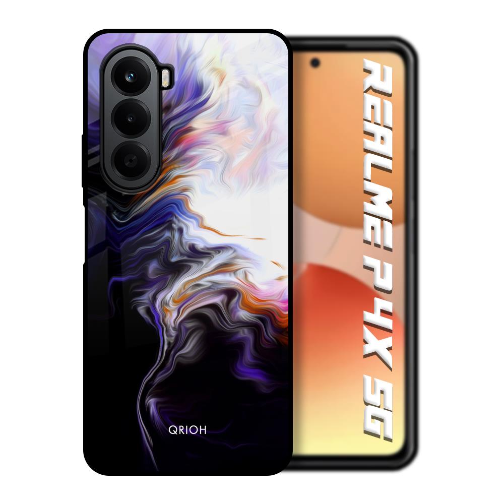 Enigma Smoke Realme P4x 5G Glass Back Cover Online