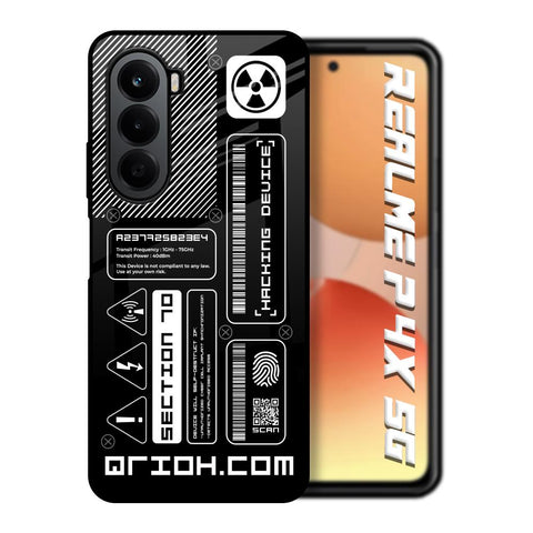 Futuristic Art Realme P4x 5G Glass Back Cover Online