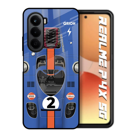 Car Adiction Realme P4x 5G Glass Back Cover Online