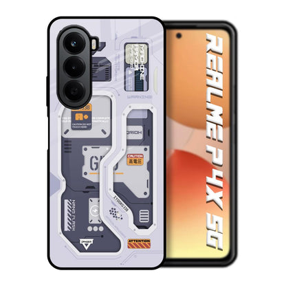 Tech Savvy Realme P4x 5G Glass Back Cover Online