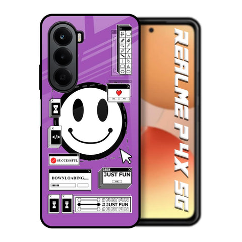 Code with Smile Realme P4x 5G Glass Back Cover Online