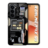 Exposed Parts Realme P4x 5G Glass Back Cover Online