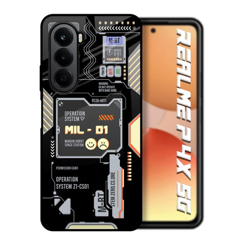 Exposed Parts Realme P4x 5G Glass Back Cover Online