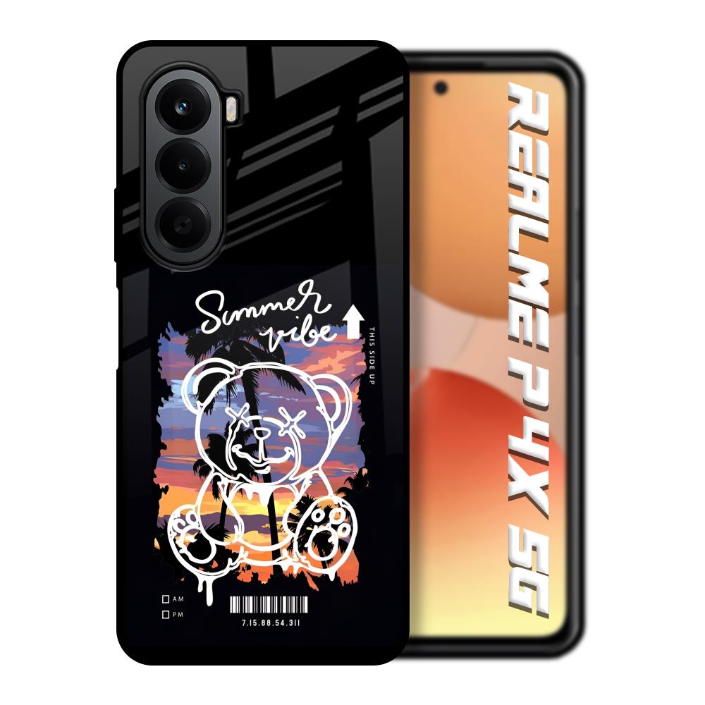 Summer Vibe Realme P4x 5G Glass Back Cover Online