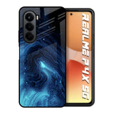 Dazzling Ocean Gradient Realme P4x 5G Glass Back Cover Online