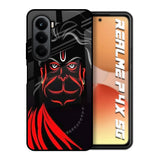 Lord Hanuman Realme P4x 5G Glass Back Cover Online