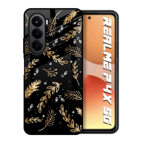 Autumn Leaves Realme P4x 5G Glass Back Cover Online