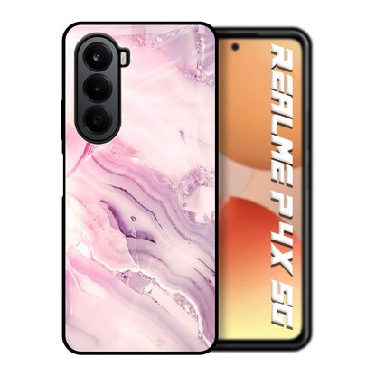 Diamond Pink Gradient Realme P4x 5G Glass Back Cover Online