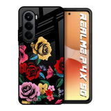 Floral Decorative Realme P4x 5G Glass Back Cover Online