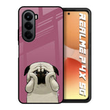 Funny Pug Face Realme P4x 5G Glass Back Cover Online