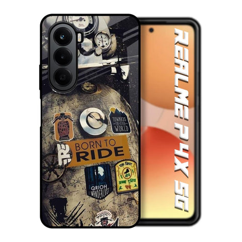 Ride Mode On Realme P4x 5G Glass Back Cover Online