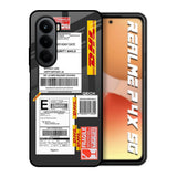 Cool Barcode Label Realme P4x 5G Glass Back Cover Online