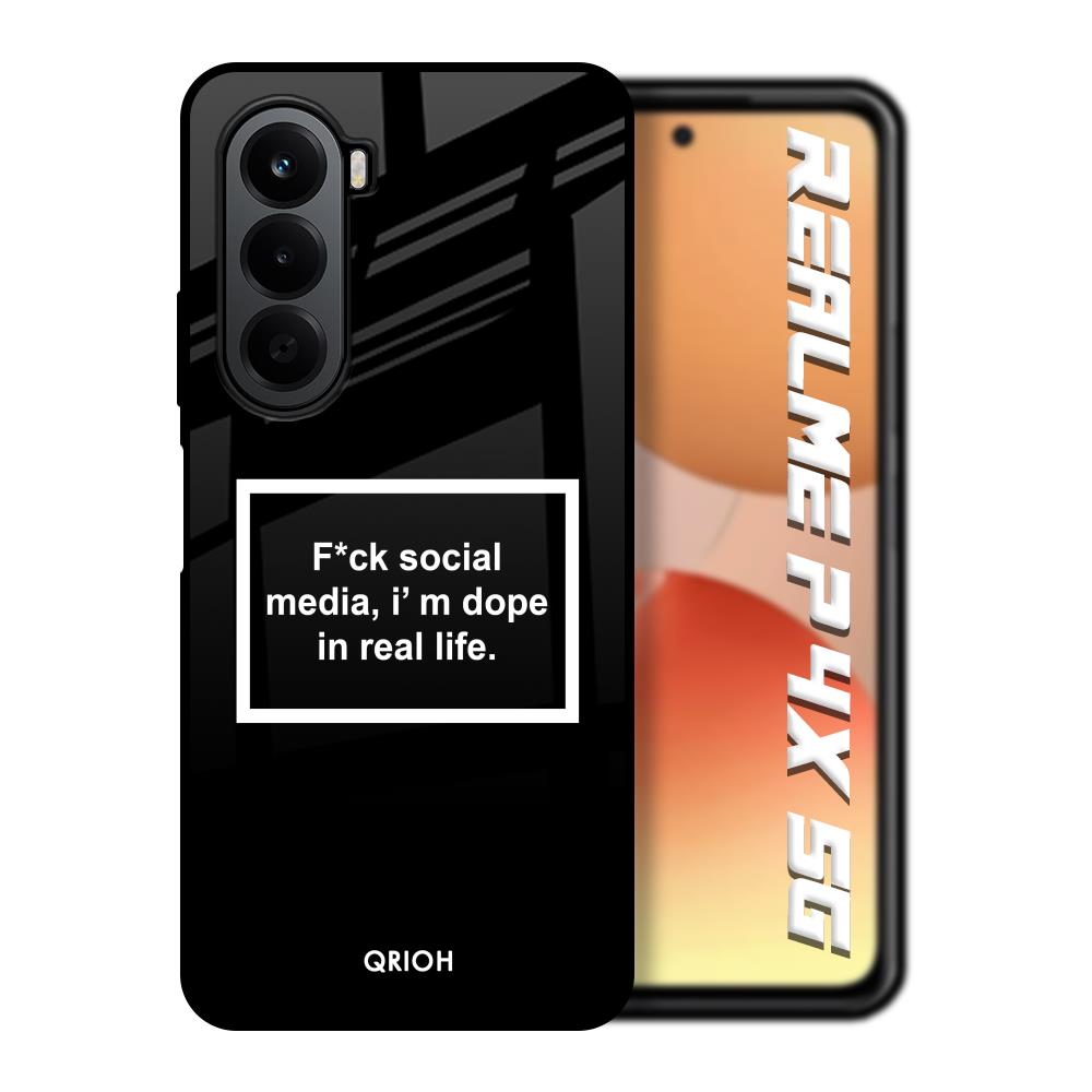 Dope In Life Realme P4x 5G Glass Back Cover Online