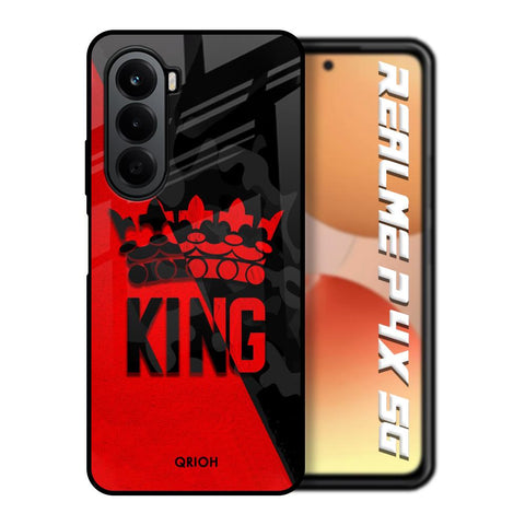 I Am A King Realme P4x 5G Glass Back Cover Online