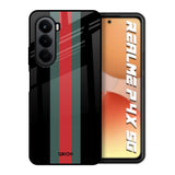Vertical Stripes Realme P4x 5G Glass Back Cover Online