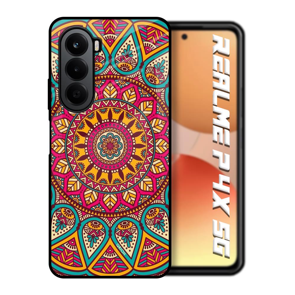Elegant Mandala Realme P4x 5G Glass Back Cover Online