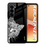 Kitten Mandala Realme P4x 5G Glass Back Cover Online