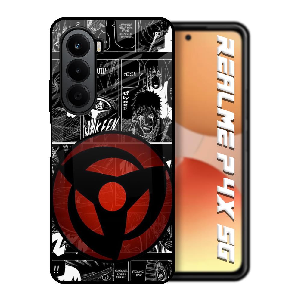Sharingan Realme P4x 5G Glass Back Cover Online