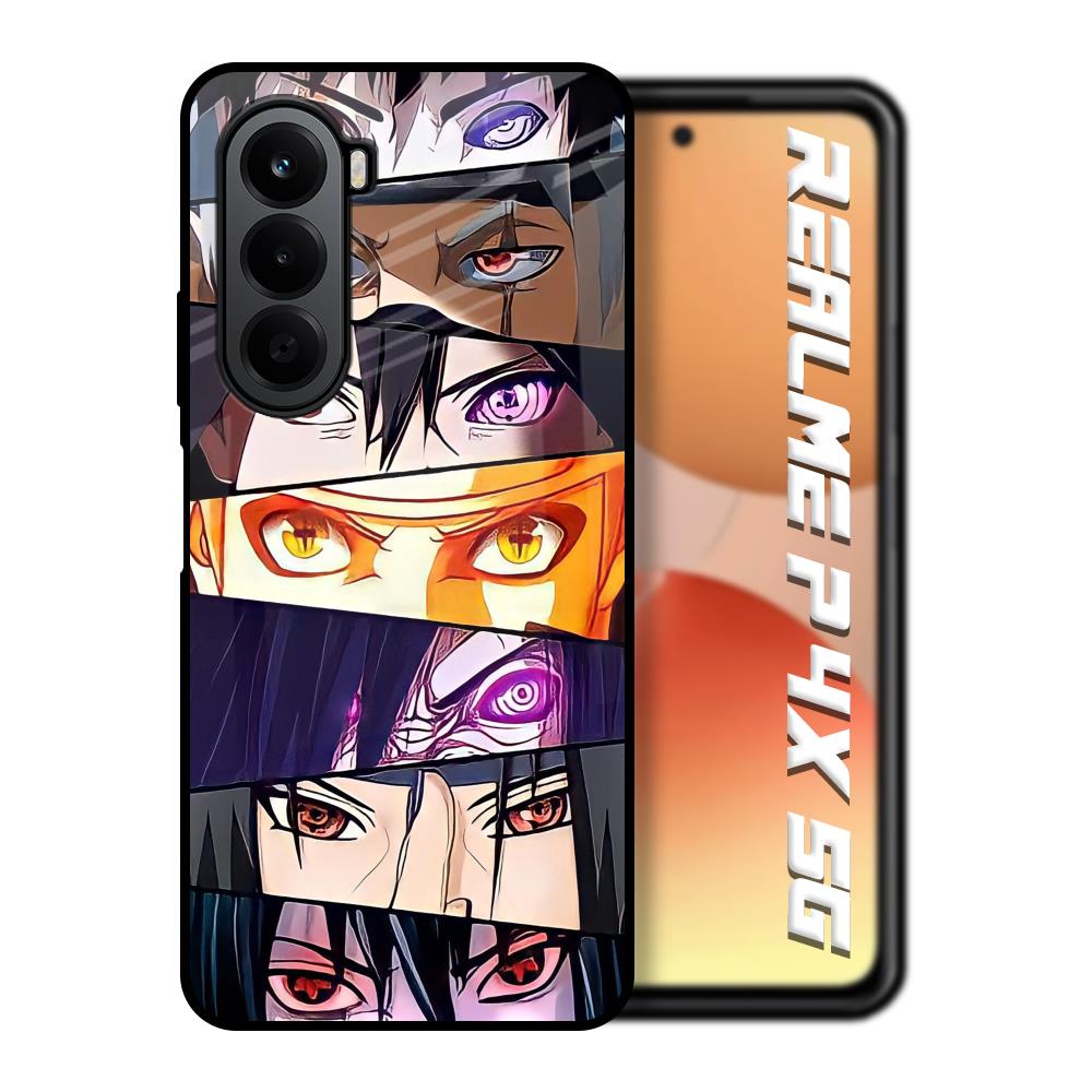 Anime Eyes Realme P4x 5G Glass Back Cover Online