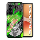 Anime Green Splash Realme P4x 5G Glass Back Cover Online