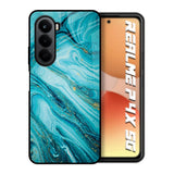 Ocean Marble Realme P4x 5G Glass Back Cover Online