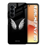 White Angel Wings Realme P4x 5G Glass Back Cover Online