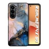 Marble Ink Abstract Realme P4x 5G Glass Back Cover Online