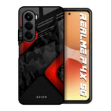 Modern Camo Abstract Realme P4x 5G Glass Back Cover Online