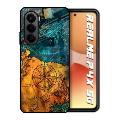Architecture Map Realme P4x 5G Glass Back Cover Online