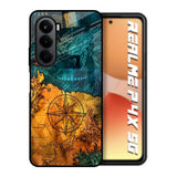 Architecture Map Realme P4x 5G Glass Back Cover Online