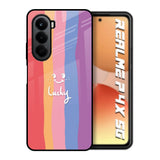 Lucky Abstract Realme P4x 5G Glass Back Cover Online