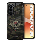 Army Warrior Realme P4x 5G Glass Back Cover Online