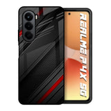 Modern Abstract Realme P4x 5G Glass Back Cover Online