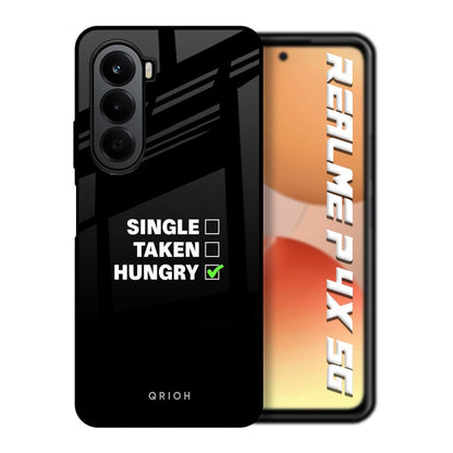 Hungry Realme P4x 5G Glass Back Cover Online