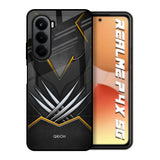 Black Warrior Realme P4x 5G Glass Back Cover Online