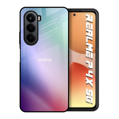 Abstract Holographic Realme P4x 5G Glass Back Cover Online
