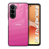 Pink Ribbon Caddy Realme P4x 5G Glass Back Cover Online