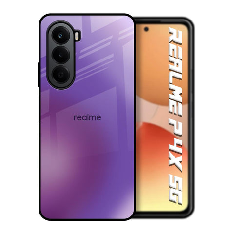 Ultraviolet Gradient Realme P4x 5G Glass Back Cover Online