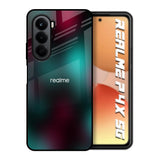 Dark Gradiant Realme P4x 5G Glass Back Cover Online