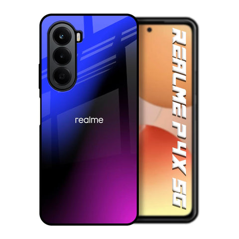 Viola Gradient Realme P4x 5G Glass Back Cover Online