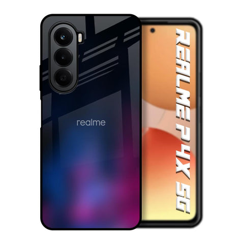 Pink Smudge Realme P4x 5G Glass Back Cover Online