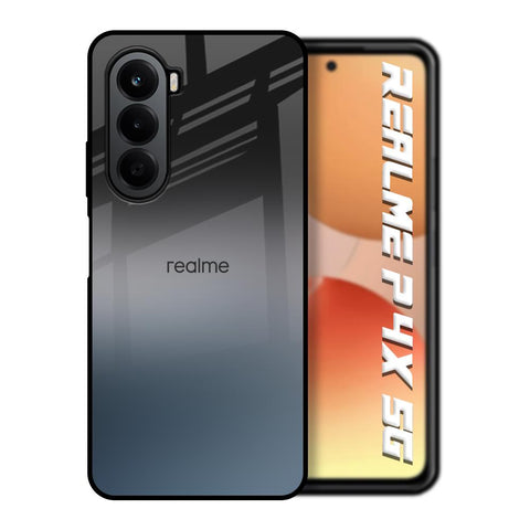 Dramatic Grey Realme P4x 5G Glass Back Cover Online