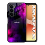 Pink Galaxy Realme P4x 5G Glass Back Cover Online
