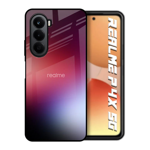 Gaussian Red Realme P4x 5G Glass Back Cover Online