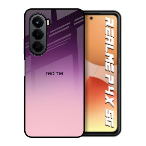 Purple Gradient Realme P4x 5G Glass Back Cover Online