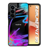 Brushy Color Realme P4x 5G Glass Back Cover Online