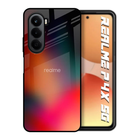 Playful Gradient Realme P4x 5G Glass Back Cover Online