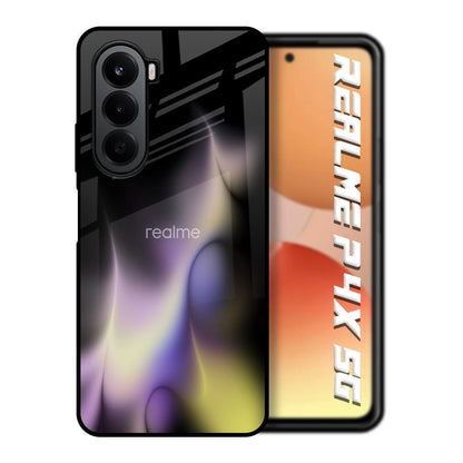 Flames Flow Realme P4x 5G Glass Back Cover Online