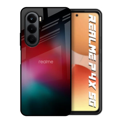 Mystere Red Realme P4x 5G Glass Back Cover Online