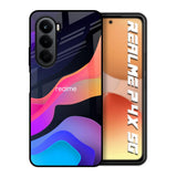 Colorful Fluid Realme P4x 5G Glass Back Cover Online